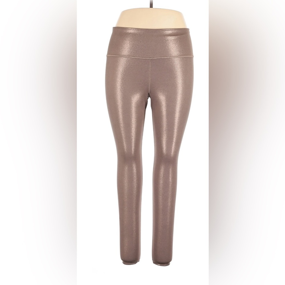 Athleta Shiny Gold Leggings